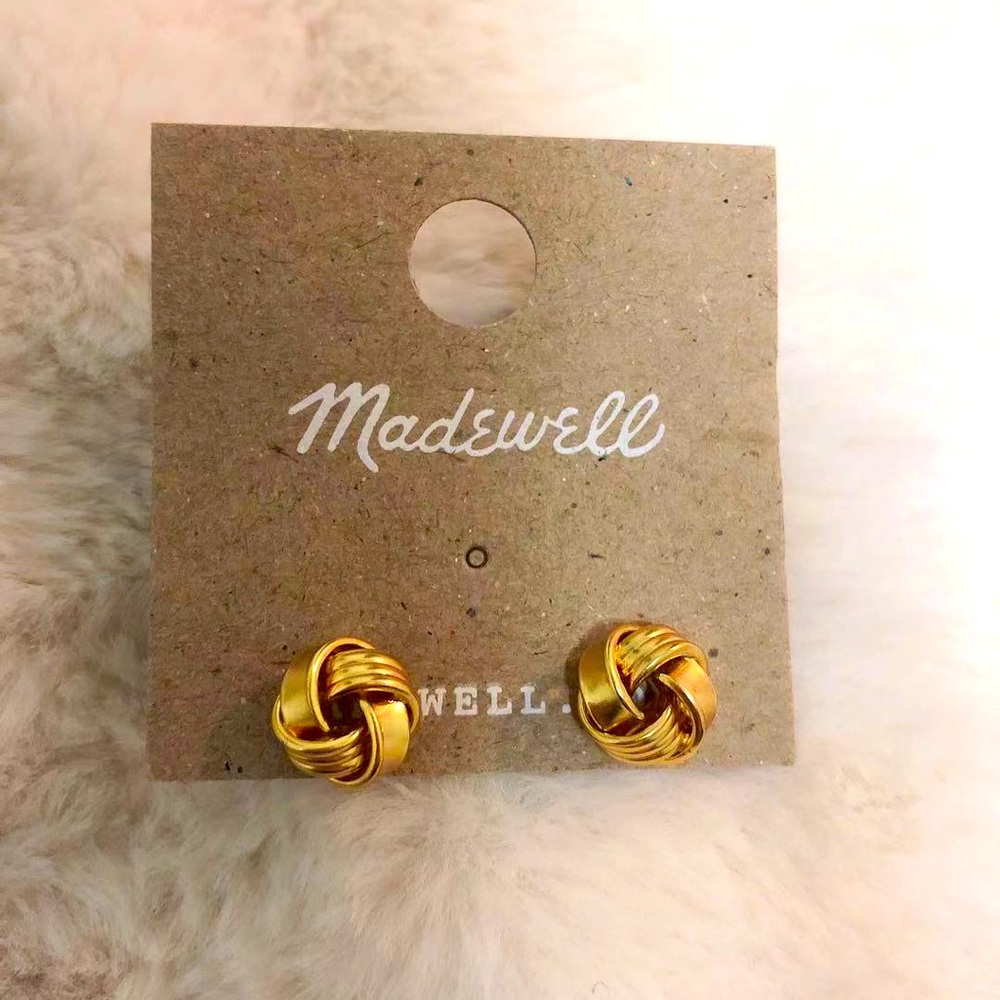 Madewell golden ear stud